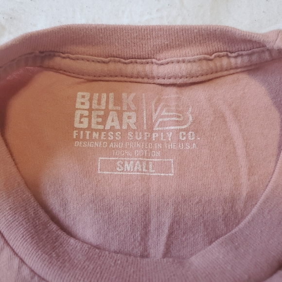 Bulk Gear Pretty Fit Blush Pink Crop Top - Picture 3 of 4